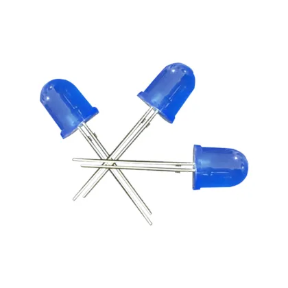 LED light emitting diode F5blue hair blue