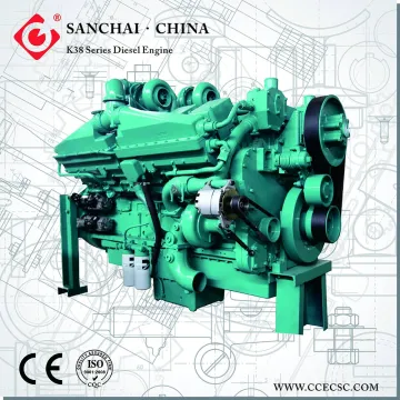 Sanchai CCEC Marine Engines, 1800rpm K38-M1000 Inboard Boat Engines, Spare Parts for sale