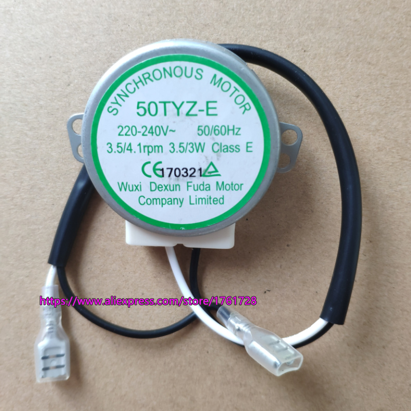 Free shipping, Brand new 50TYZ-E ice cube machine synchronous motor 110V 220V 3W 3.5RPM AC motor ~