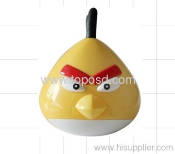 Portable Mini Angry Bird Speaker With Tf Card slot For Ipod Iphone Ipad Laptop 