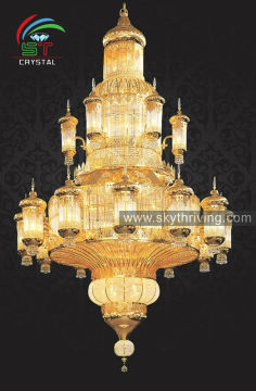 hotel extra large crystal chandelier