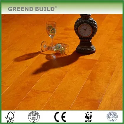 Golden maple soild wood flooring