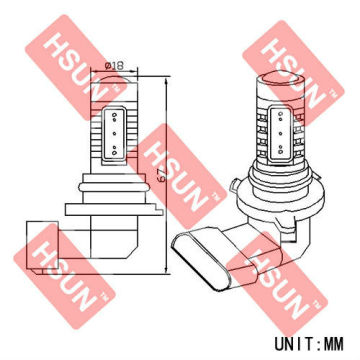 Auto Car 9005 9-32 VDC 11w high power LED Fog Light 9005 LED fog lamp Spotlight