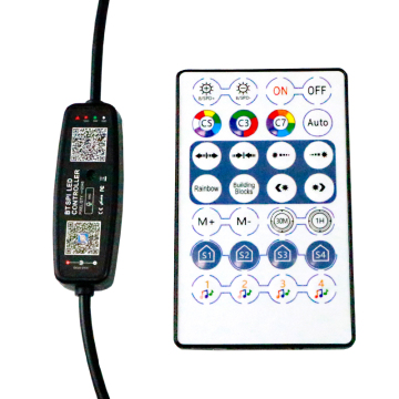 Wireless LED Strip Mobile App Remote Control for Music and 12V/24V Controllers