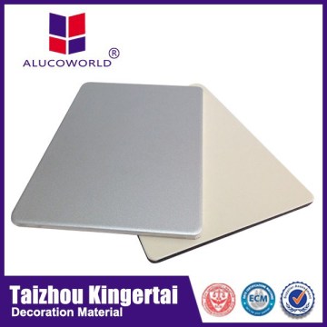 Alucoworld pe coated both side covered with printing interior and exterior aluminium wall cladding