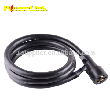 S10116 8 stóp Universal 7 Way RV Utility Trailer Trailer Connector Card Kabel formowany wtyczka