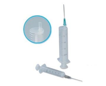 Hypodermic 2 Teile Luer Slip Spritze mit Nadel