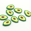 Leuke Hars Simulatie Fruit Avocado Plaksteen Cabochon Plaksteen 3D Hars Avocado Voedsel DIY Ambachtelijke Haardecoratie Accessoire