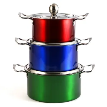 Stainless Steel Cookware Set Cooking Pot Pan with Lid