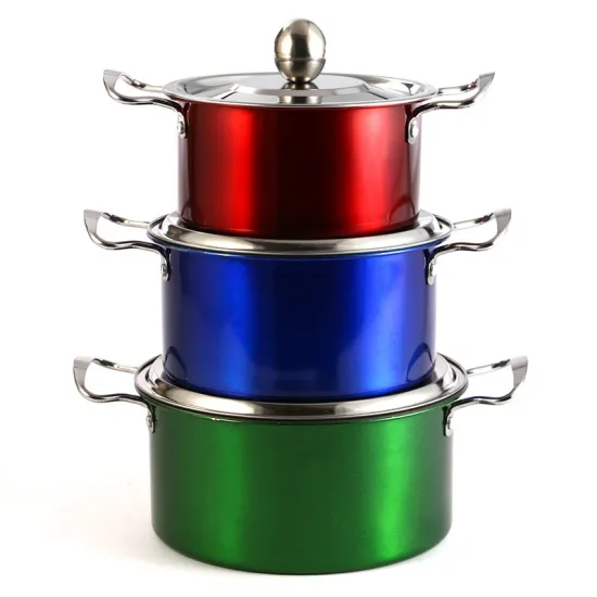 Stainless Steel Cookware Set Cooking Pot Pan with Lid