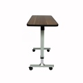 Adjustable Hospital Gas-spring Wooden Working Table