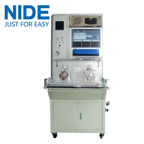 Automatic three phase motor stator testing machine