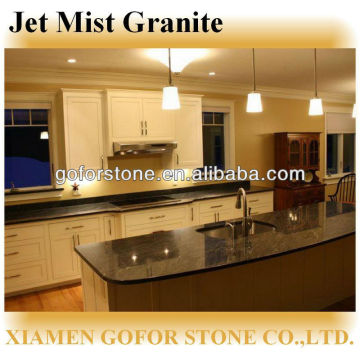 Jet Mist blue stone kitchen countertop