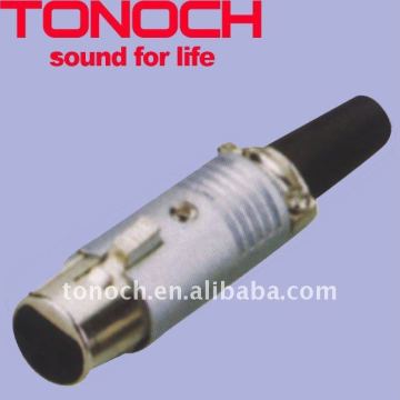 Mini XLR Socket Connector male 3 pin UL CE ROHS KLS1-XLR-P01C 4 pin mini xlr connector