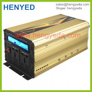 LCD display Pure sine wave inverter/Solar inverter/Power inverter/Home inverter 1500w, CE ROHS approved, 23 years manufacturer