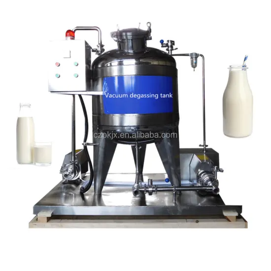 Fruit Juice and Goat Milk Vacuum Degas Tank
