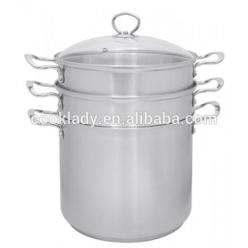 4pcs new design fashional stainless steel pasta pot cookware set