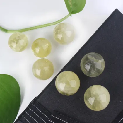 Citrine Quartz Crystal Spheres