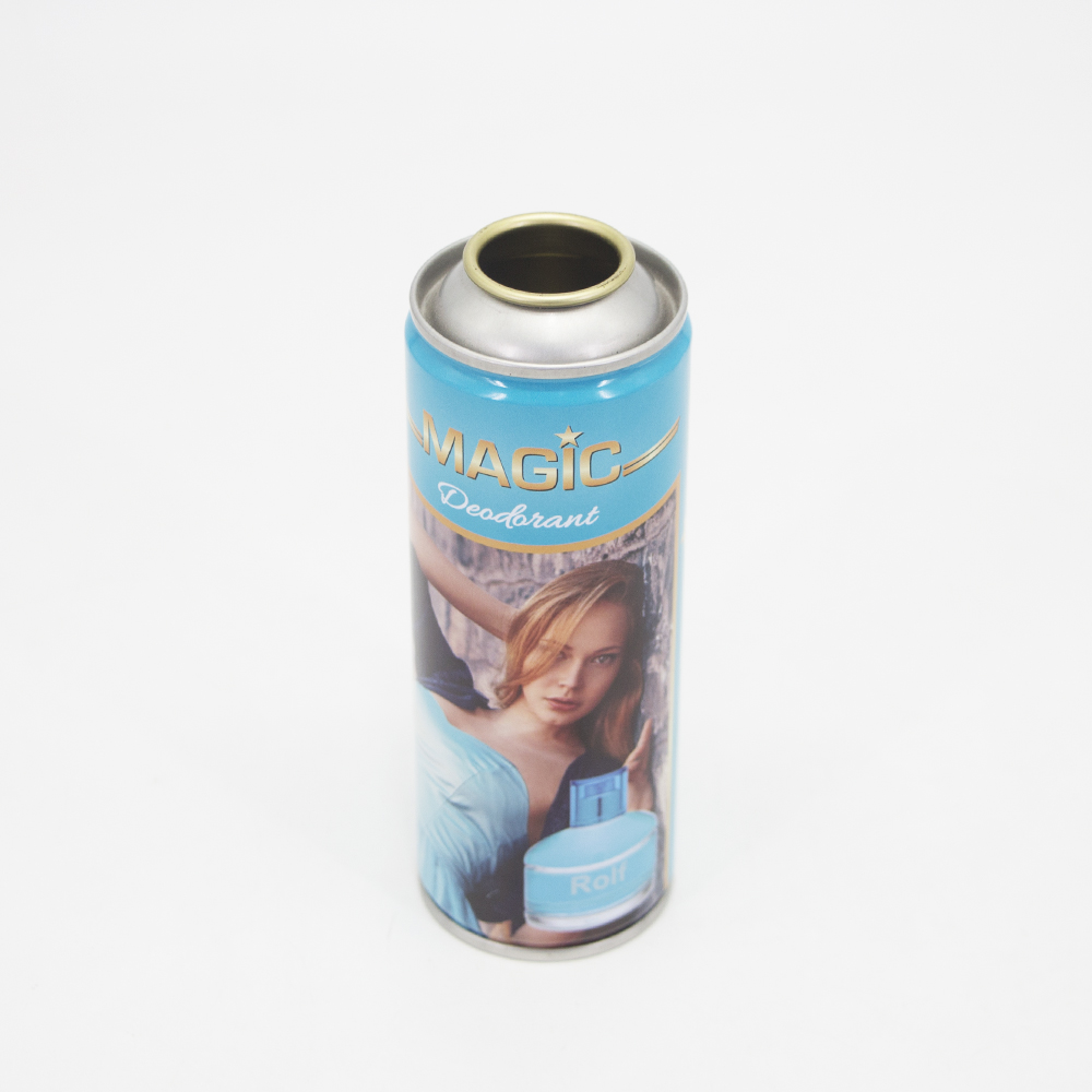 Latas de aerosol corporal con una capacidad de 140 ml