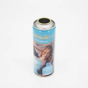Body aerosol cans with a capacity of 140ml