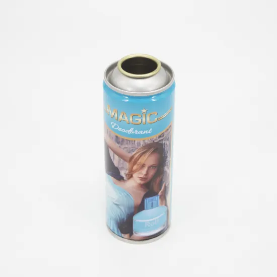 Body aerosol cans with a capacity of 140ml