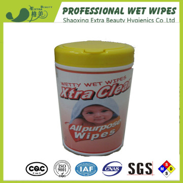 Canister Pack Baby Wet Wipes All Purpose Wipes