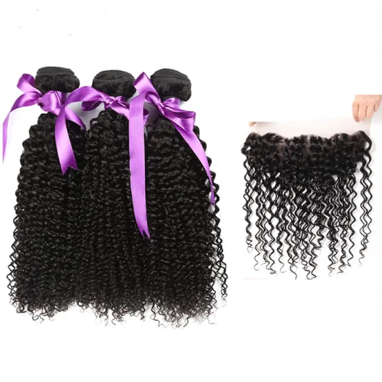 Accept Paypal Wholesale 100% Brazilian Human Hair Hd Lace Frontal And Closure Vendors Cheap Brazilian Jerry Curly Hair Bundles