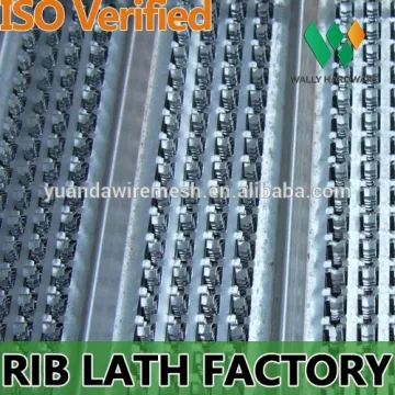 China factory 0.3mm galvanized high ribbed lath / hy rib lath mesh / ribbed lath (2015 hot sale)
