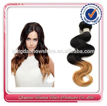 hot sale fashion omber body wave braiding hair