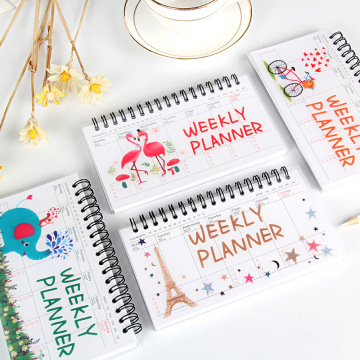 Personalized Custom Kids Desk Schedule Notepad Sheets: Undated Weekly Planner Notebook for Children (2024 & 2025)