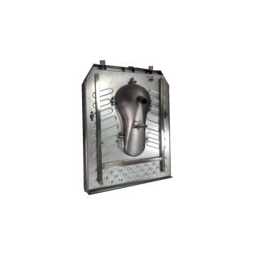 Squat Toilette aus Edelstahl