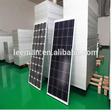 Leeman Group Grid-Tie solar power 50KW with grid tied inverter 10KW for commercial mounting system