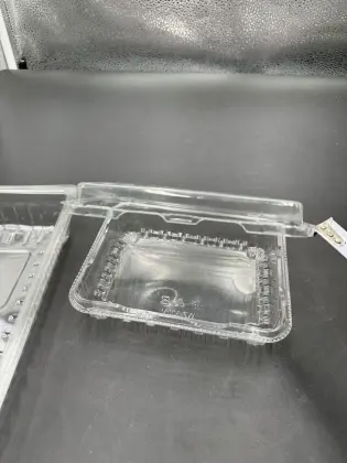 the PET box for meat and vegetale meat plate display and stocking