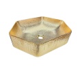 Gold Color New Wash Basin Designs For Bathroom