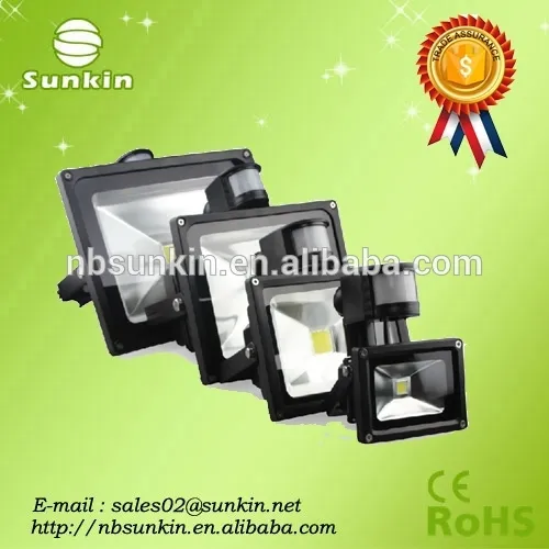 10W 20W 30W 50W 100W PIR Sensor LED Flood Light Security Light with 180 Degrees Motion Sensor
