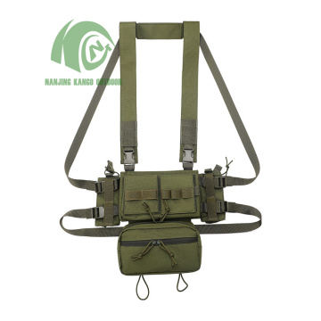 Tactical Chest Rig with Removable Pouches - Kango Camouflage