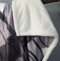 Özel DIY baskı pazen çift katmanlı battaniye