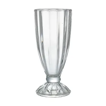 Customized Logo Classic Milkshake Glass - Wholesale Clean Juice Glasses & Ice Cream Cups