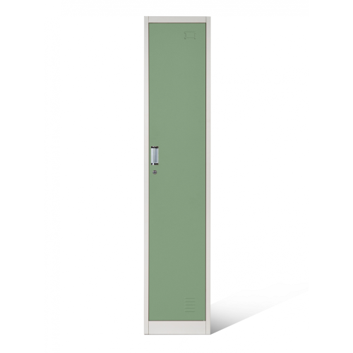 Single Compartment Wardrobe Locker Green