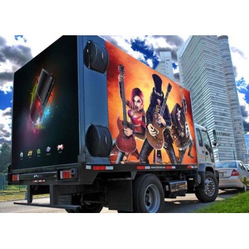 High Brightness Mobile LED Screen Trailer Advertise Display