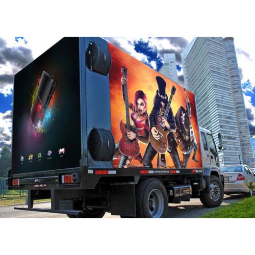 High Brightness Mobile LED Screen Trailer Advertise Display