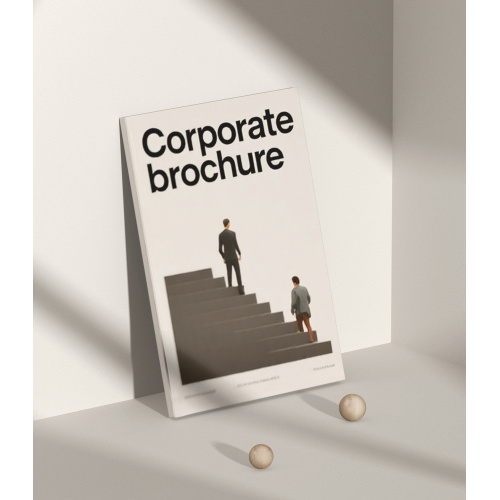 Glue binding book brochures