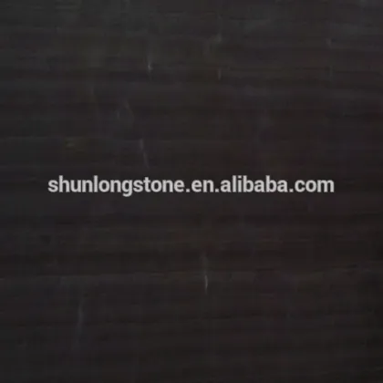 Royal Black Wooden Marble tile,Black Marble slab