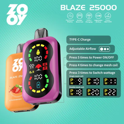 Zooy Vape Blaze 25000 Puff harga bagus