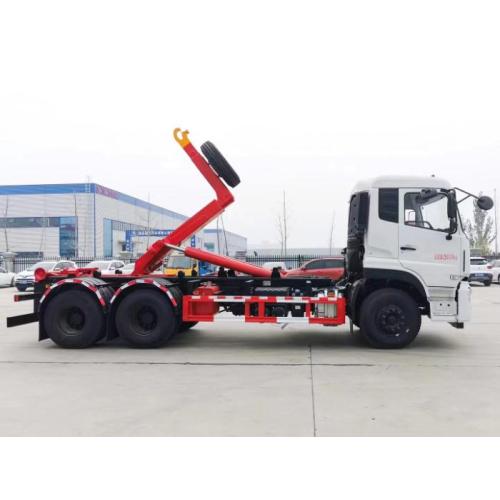 Dongfeng Tianlong rear double bridge hook arm truck