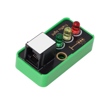 Kidsbits Easy Plug STEM Electronic Building Blocks Traffic Light LED Module with Shell