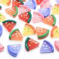 Nieuwe Charm Kleurrijke Zomer Watermeloen Vormige Plaksteen Harsen Handgemaakte Craft decor Charms Kids DIY Toy Spacer