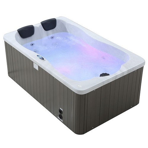 Banheira de hidromassagem entregue e instalou banheira de hidromassagem sem produtos químicos 1 pessoa portátil spa portátil spa Banho quente