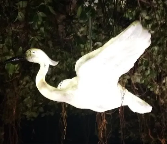 Realistic Egret A Lights