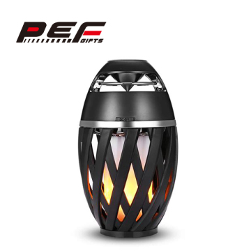 Outdoor Bluetooth Speaker with Led Flame Effect Light